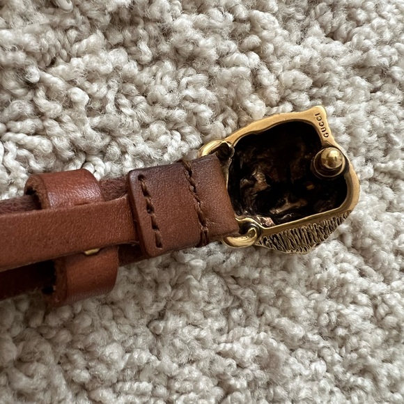 Gucci tiger head belt 70 cm - Picture 4 of 8